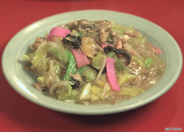 "Exceptional noodles and savory gravy, brought together by a feast of seafood."