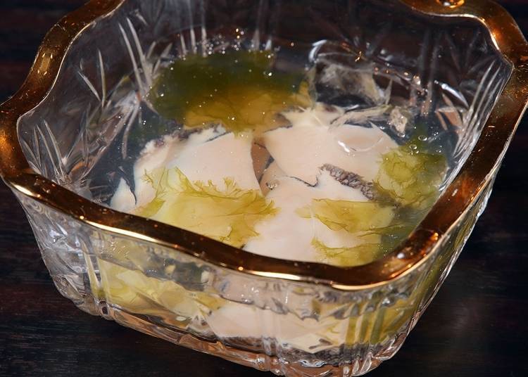 ▲很意外的水貝鹽水並不會很鹹，幾乎所有的客人都會將湯全部喝下。