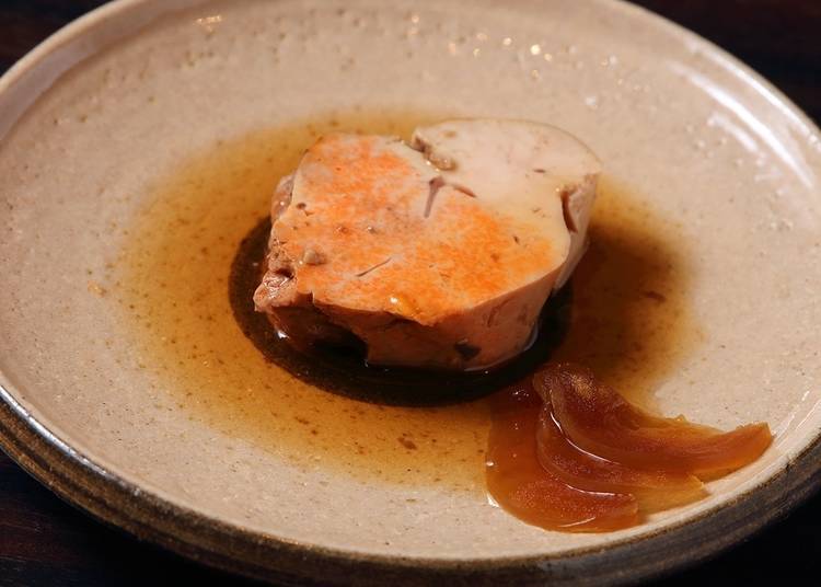 ▲ 鮟鱇魚肝是冬天的經典料理，但在夏天也能吃到的話就非常幸運