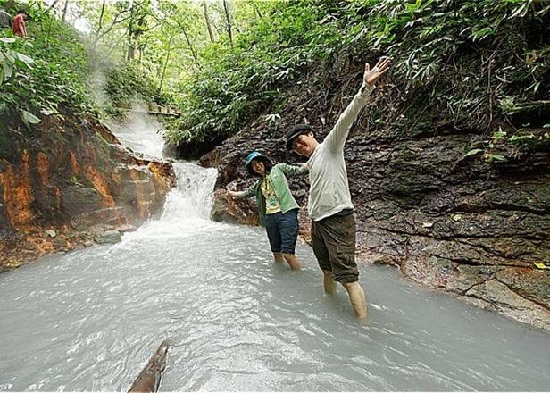 Noboribetsu Onsen Day Trip: Jigokudani 'Hell Valley' And a Natural Hot Spring Footbath!