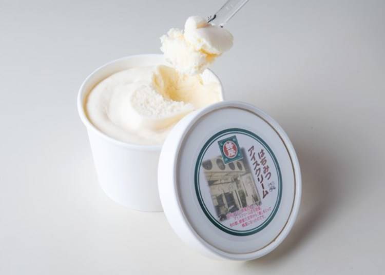▲ Honey ice cream is still sold inside the store (300 yen including tax). A perfect way to end the meal after some ramen.