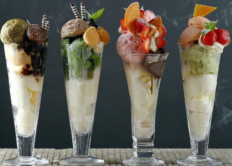 There are a total of 7 parfaits including these 4