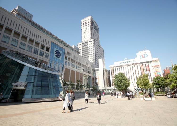 1. Shopping in Sapporo: Main Area in Front of Sapporo Station