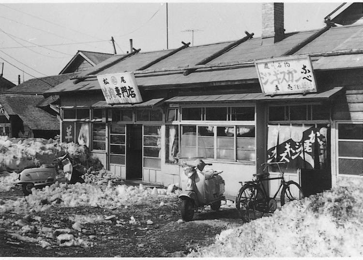 Matsuo Jingisukan when it first opened. (Provided by Matsuo Co., Ltd)