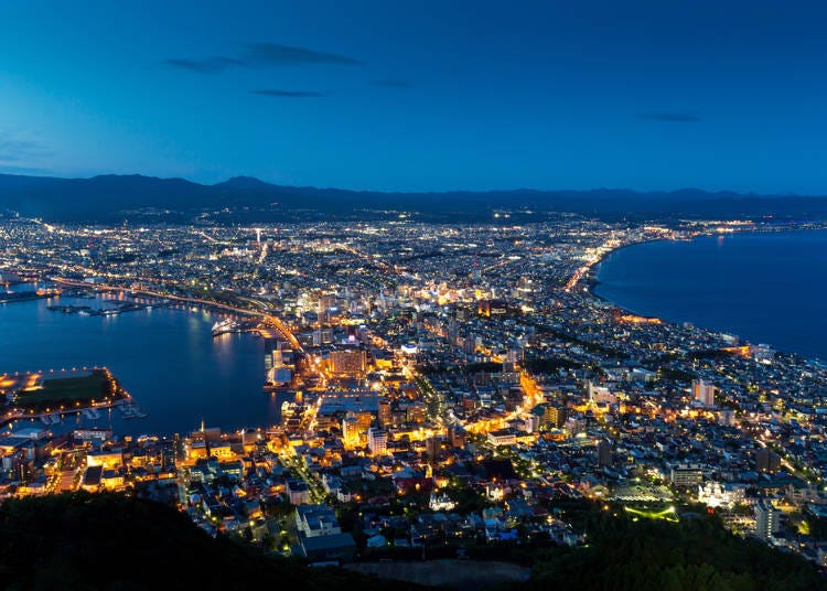 1. Enjoy a Romantic night View From Mt. Hakodate Observation Deck
