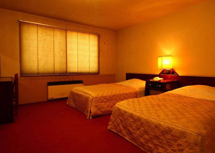 For those looking to lounge on beds, we recommend the Japanese-Western-style rooms.