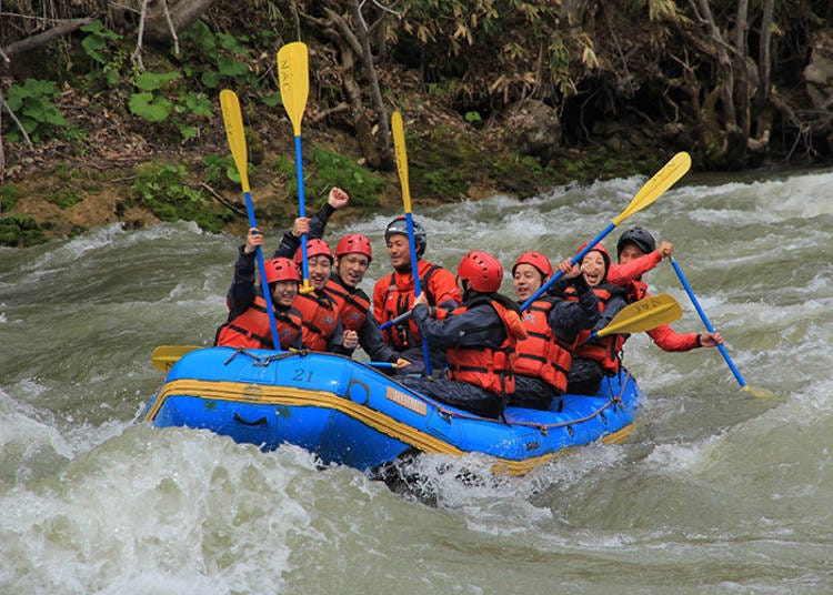 An adventure going down the river with your friends