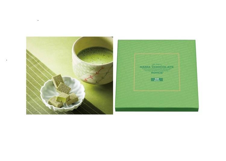 Nama Chocolate Maccha. As popular as the Nama Chocolate Au Lait (778 yen for a box of 20)