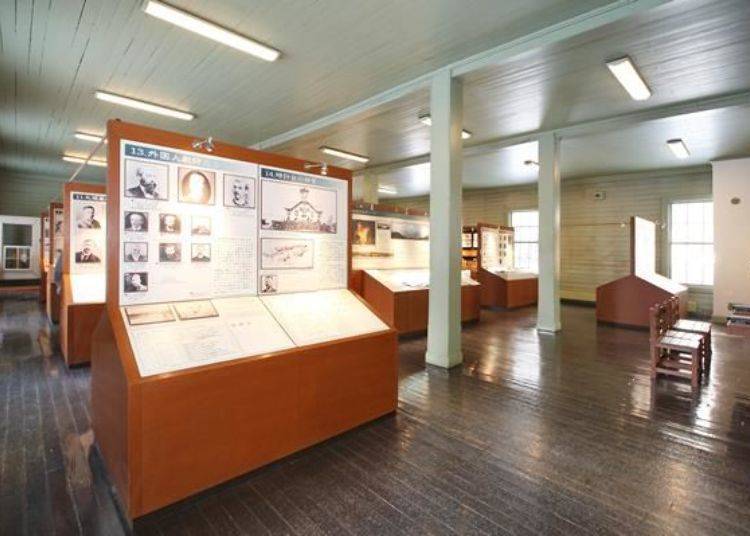 First take a look at the exhibit explaining the history of the clock tower on the first floor