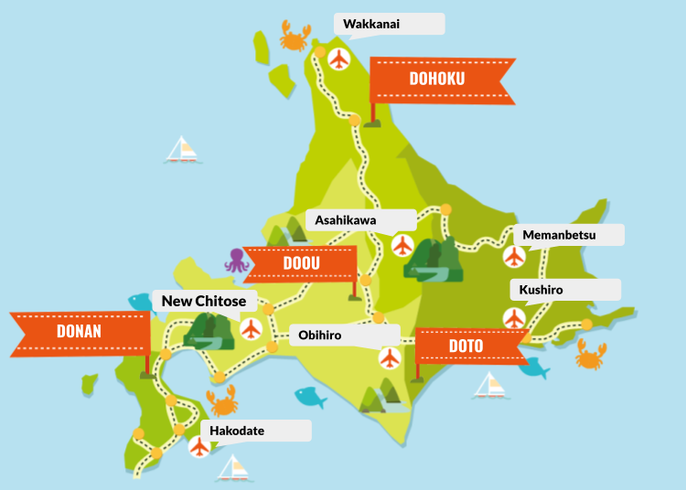 Hokkaido Map With Attractions Definitive Travel Guide To Hokkaido: Sightseeing, Transport, Food, And  More! | Live Japan Travel Guide
