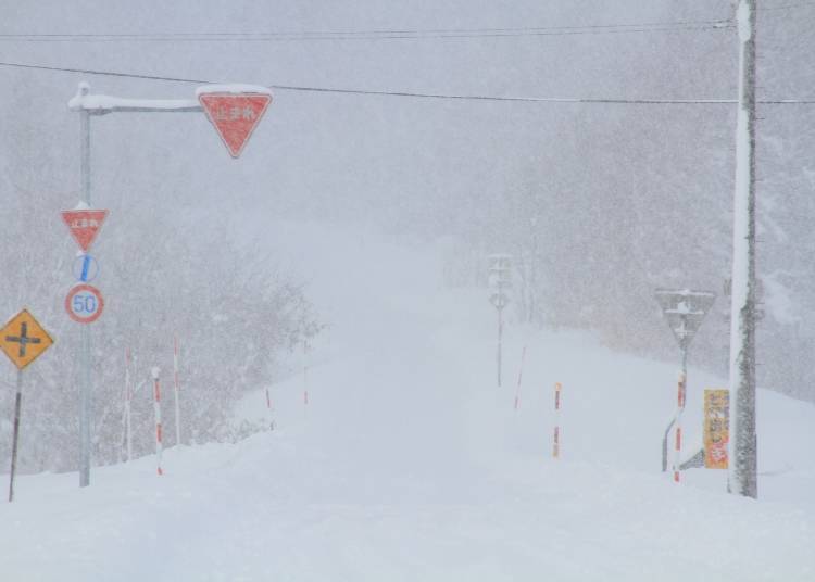 冬天在北海道移動時，需特別小心注意安全！