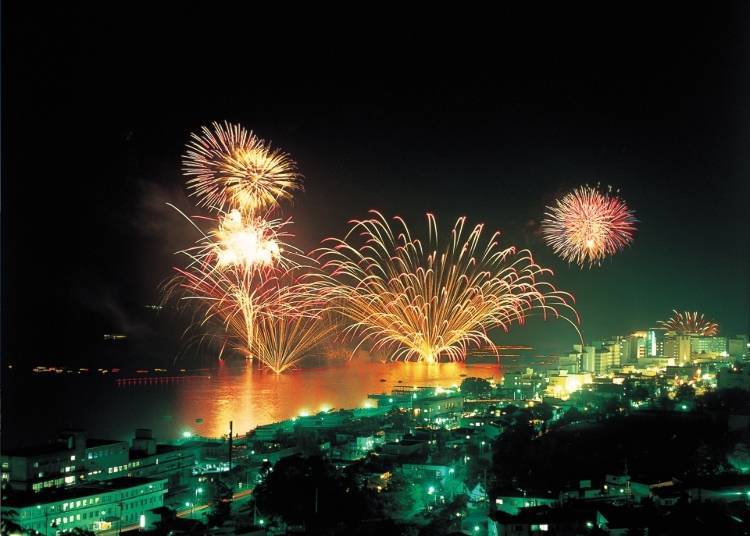 Fireworks festival held every night from late April to October