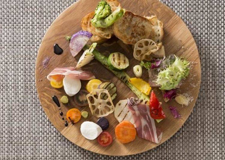 ▲ Breakfast plate (Photo provided by Fratello di Mikuni) ※ The content varies from day to day