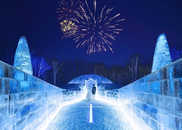 7. You can hold your wedding at the Ice Chapel in a pure white world
