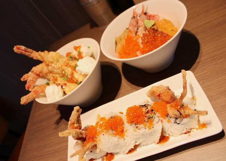 2. Bowl & Roll House Eni: Seafood dishes featuring fresh shrimp and crab!