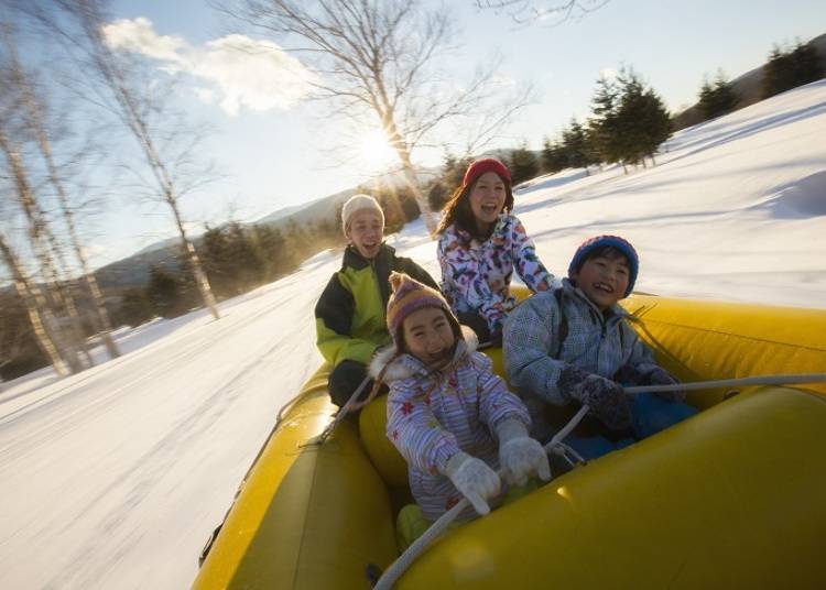 2. Snow Rafting