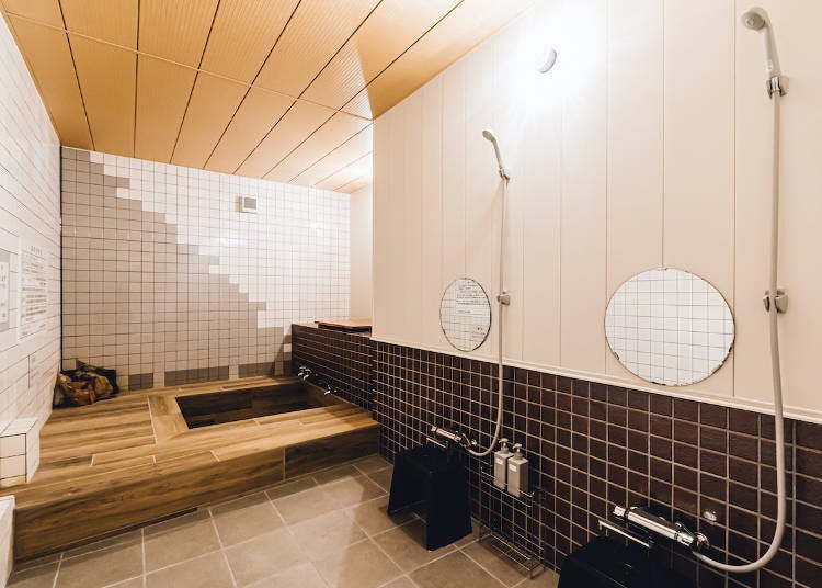 A private onsen is readily available