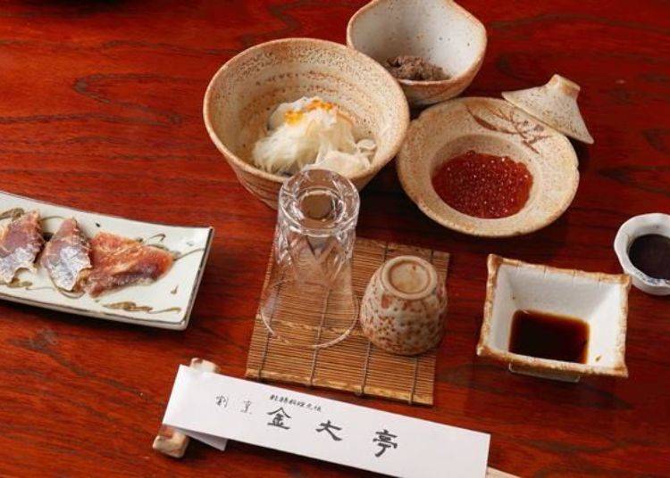 Many dishes that perfectly match sake!