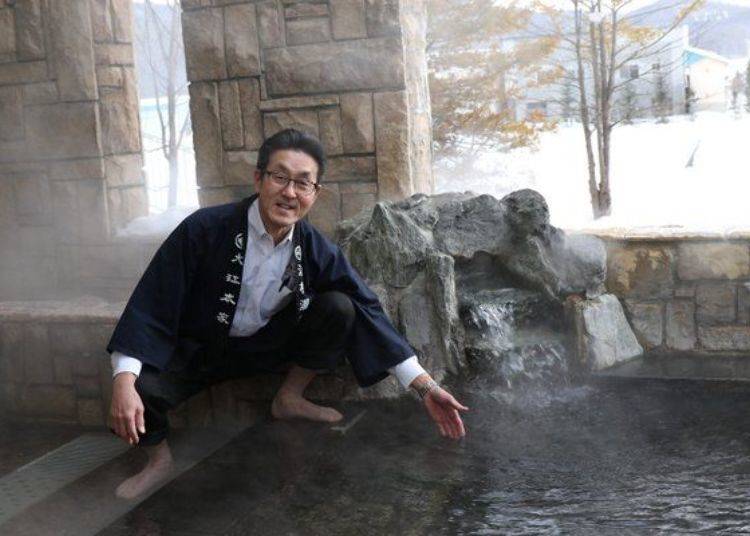 Mr. Suto explained, “We make every effort to maintain the highest quality of the hot spring for the pleasure of our guests.”