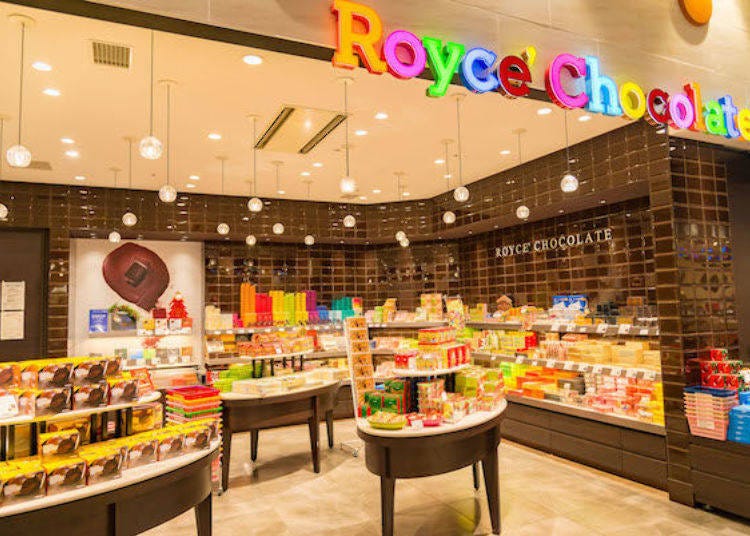 This corner displays standard Royce' products and seasonal products