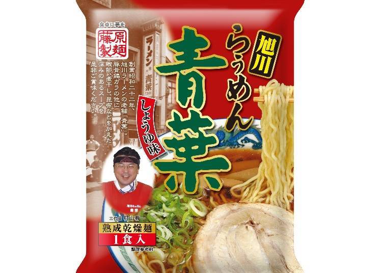 Asahikawa Ramen Aoba Shoyu Aji. Suggested retail price (excluding tax) 175 yen, weight: 114g