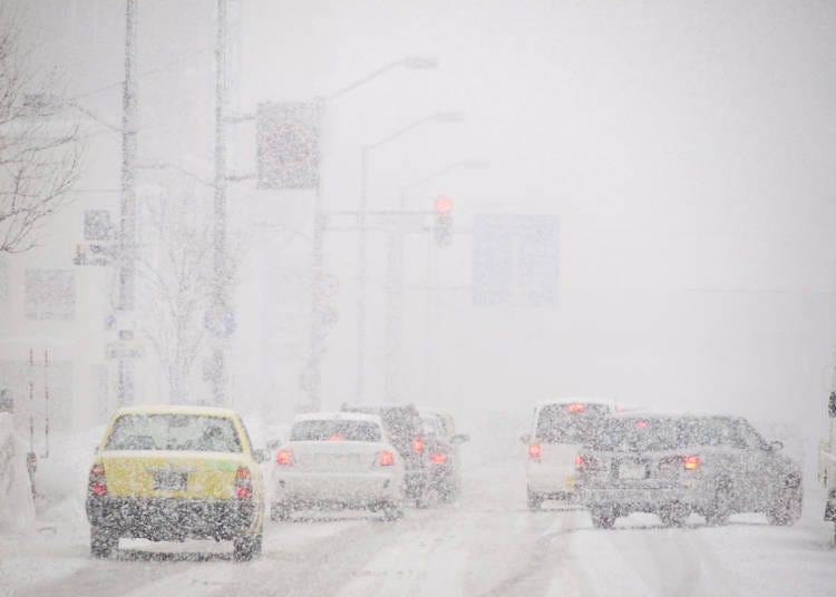 Precautions for driving in Hokkaido in winter