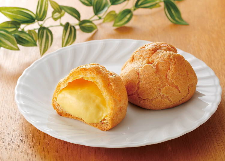 YOUR SWEETS Hokkaido Milk Custard Choux Pastry (112 yen)