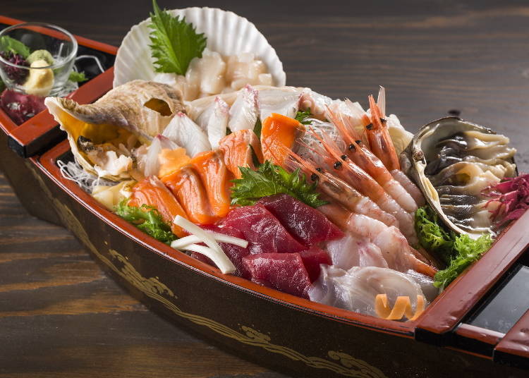 Izakaya, Japanese-style pubs, are famous for their fresh seafood