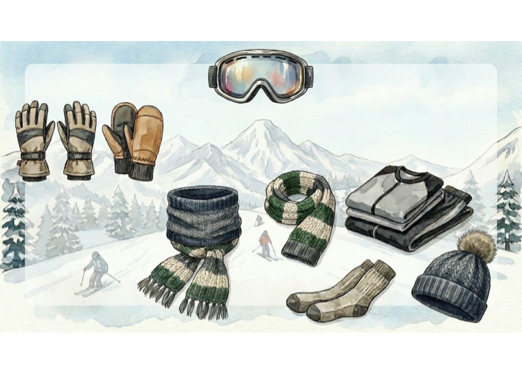 在雪道上必须自己携带哪些装备？