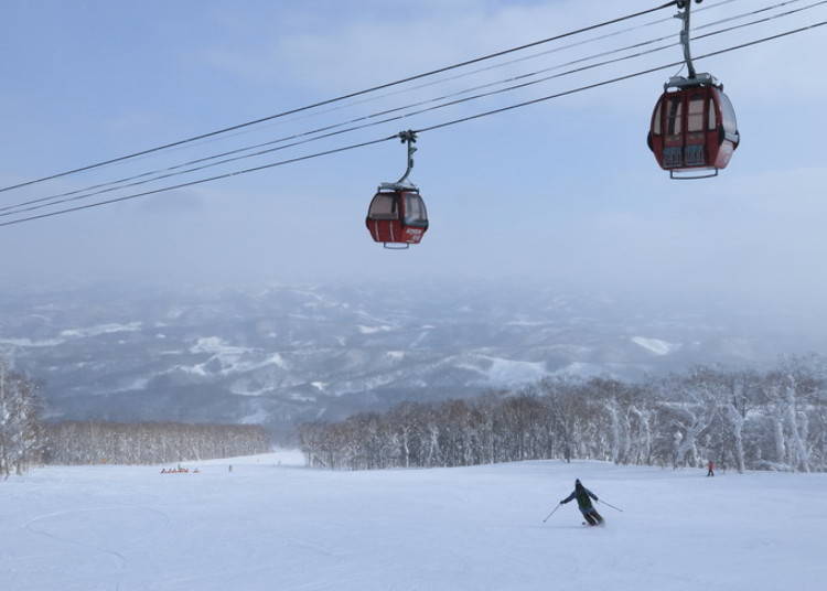 留壽都滑雪場④ISOLA山｜STEAMBOAT A滑雪道：從東山方便前往的寬闊型長距離滑雪道
