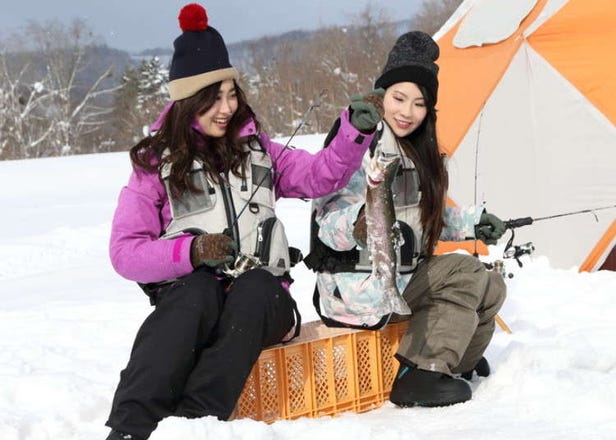 홋카이도 겨울 여행 - 루스츠 리조트는 스키, 스노우 보드 이외에 겨울 낚시도 가능!