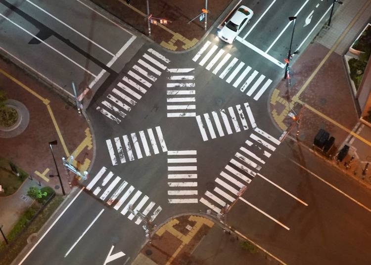 北海道自駕遊注意事項4. 注意十字路口