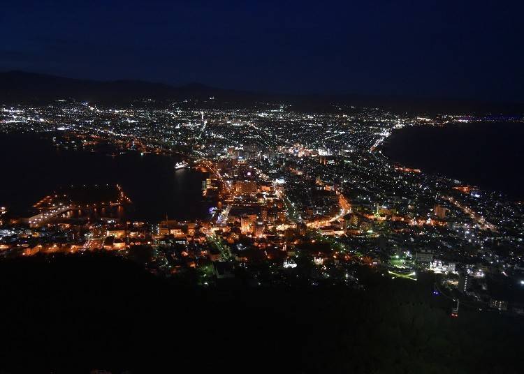 100만불짜리 야경 「하코다테야마(하코다테산)의 야경」을 바라보자