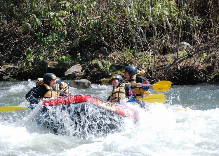 3. Enjoy rafting near Mt. Yotei