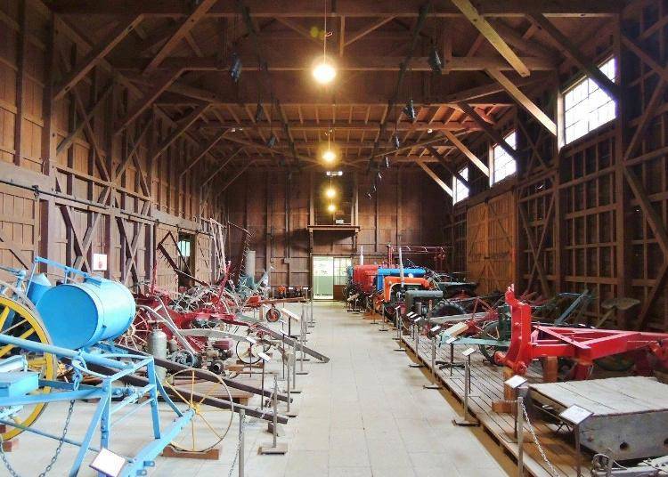 The former Ministry of Agriculture and Commerce Takigawa Sheep Farm Machinery, a testament to the sheep farms built during the middle part of the Taisho era.