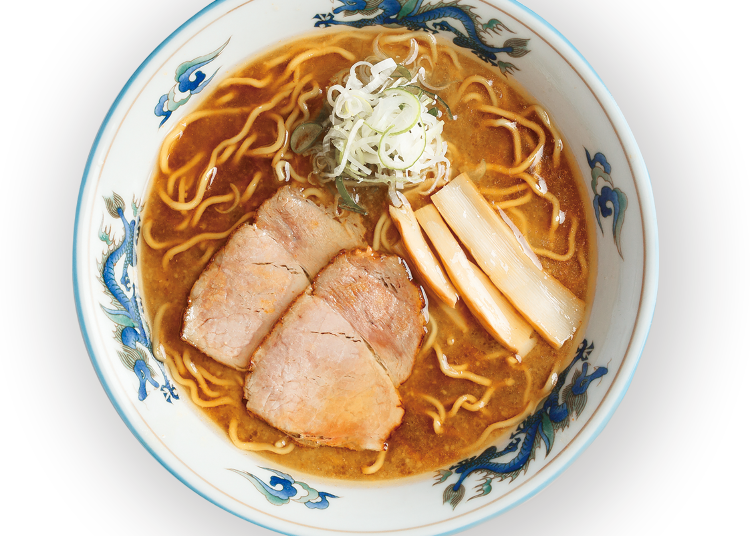 The “Asahikawa Ramen” with shoyu base