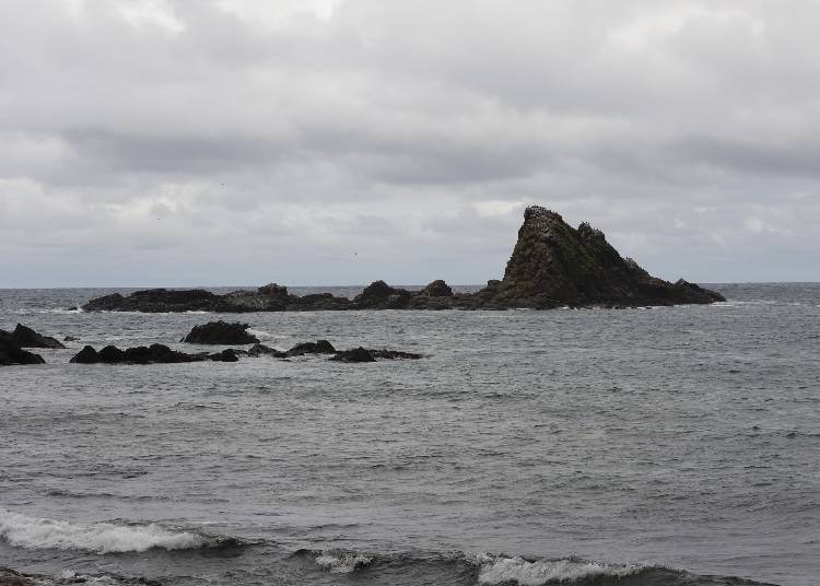 北海獅石全景