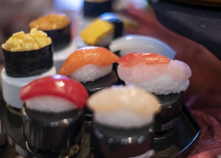 選擇喜歡的壽司口味吧