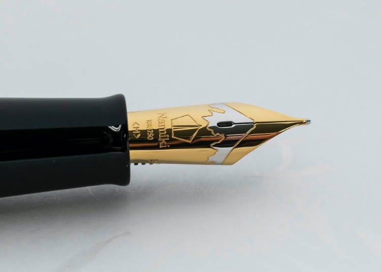 Mt. Fuji is etched into the pen's nib!