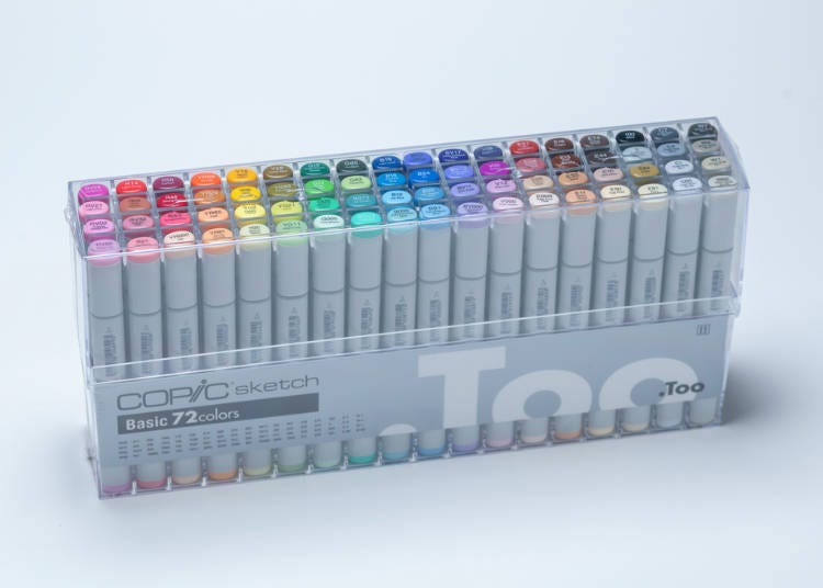 Copic Sketch Basic 72-color Set (30,096 yen including tax)