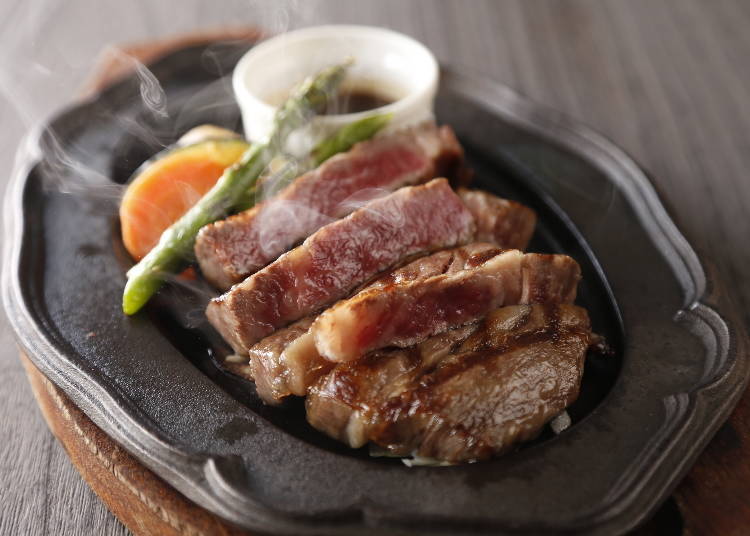 Biei wagyu sirloin steak (\4,780 tax-included)