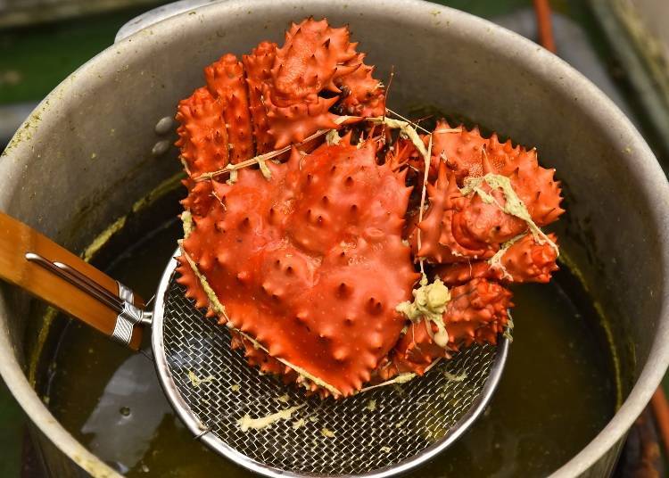 螃蟹種類③花咲蟹：5月～8月左右