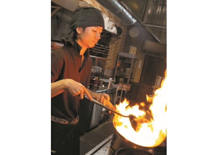 Mr. Yoshimi Sekiyama, the shop owner who sticks to traditional Sapporo ramen preparation methods