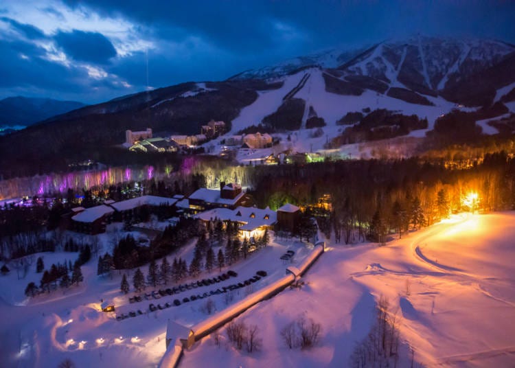 北海道各地に個性的なスキー場が散らばっている