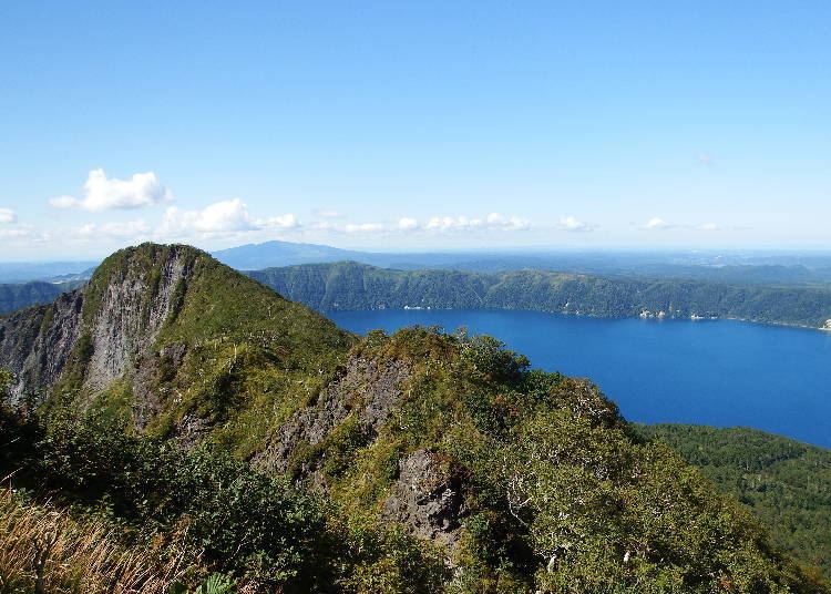 The view from the summit of Mashu-dake.