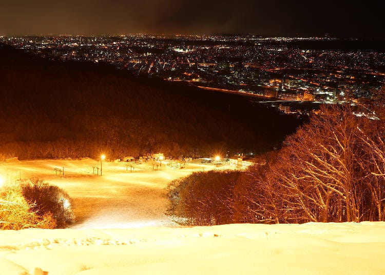 Mt. Moiwa night skiing