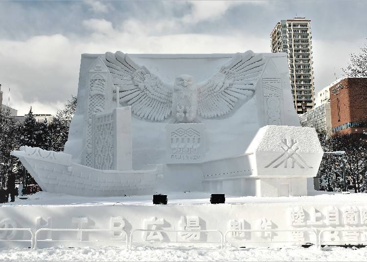 3. 在「札幌雪祭」接觸白雪的藝術品