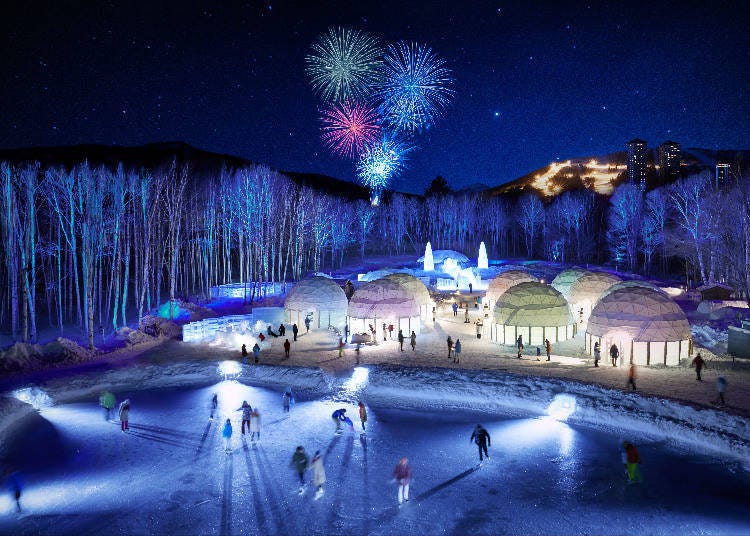 4. Count down the end of the year at Hoshino Resort Tomamu's "Ice Village"!
