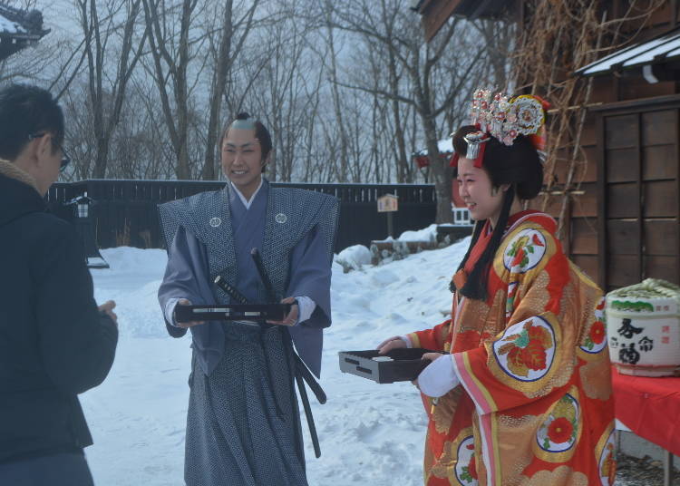 8. Participate in the New Year Edo Festival at Noboribetsu Date Historic Village