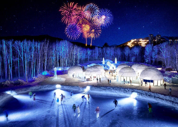4. Count down the end of the year at Hoshino Resort Tomamu's "Ice Village"!